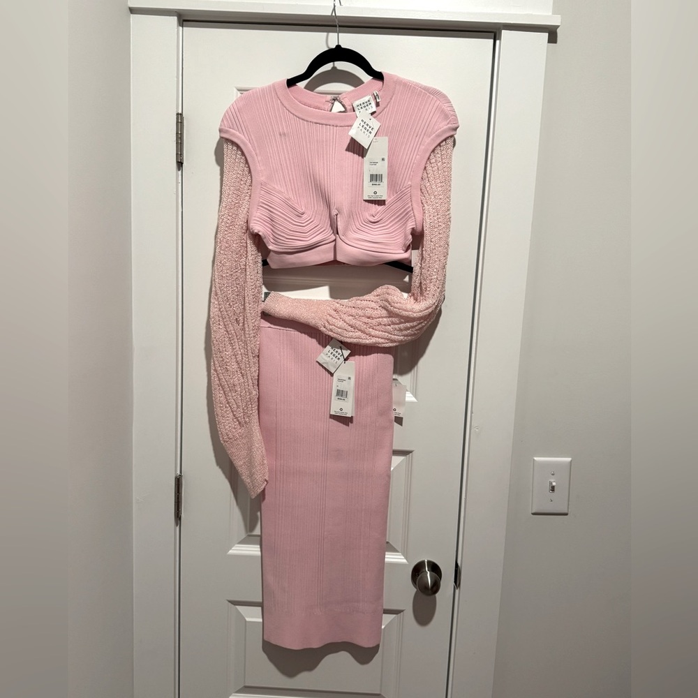 2 peace Herve Leger set